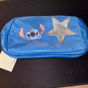 Brand New Stitch From Lilo & Stitch Makeup Bag Pouch Blue